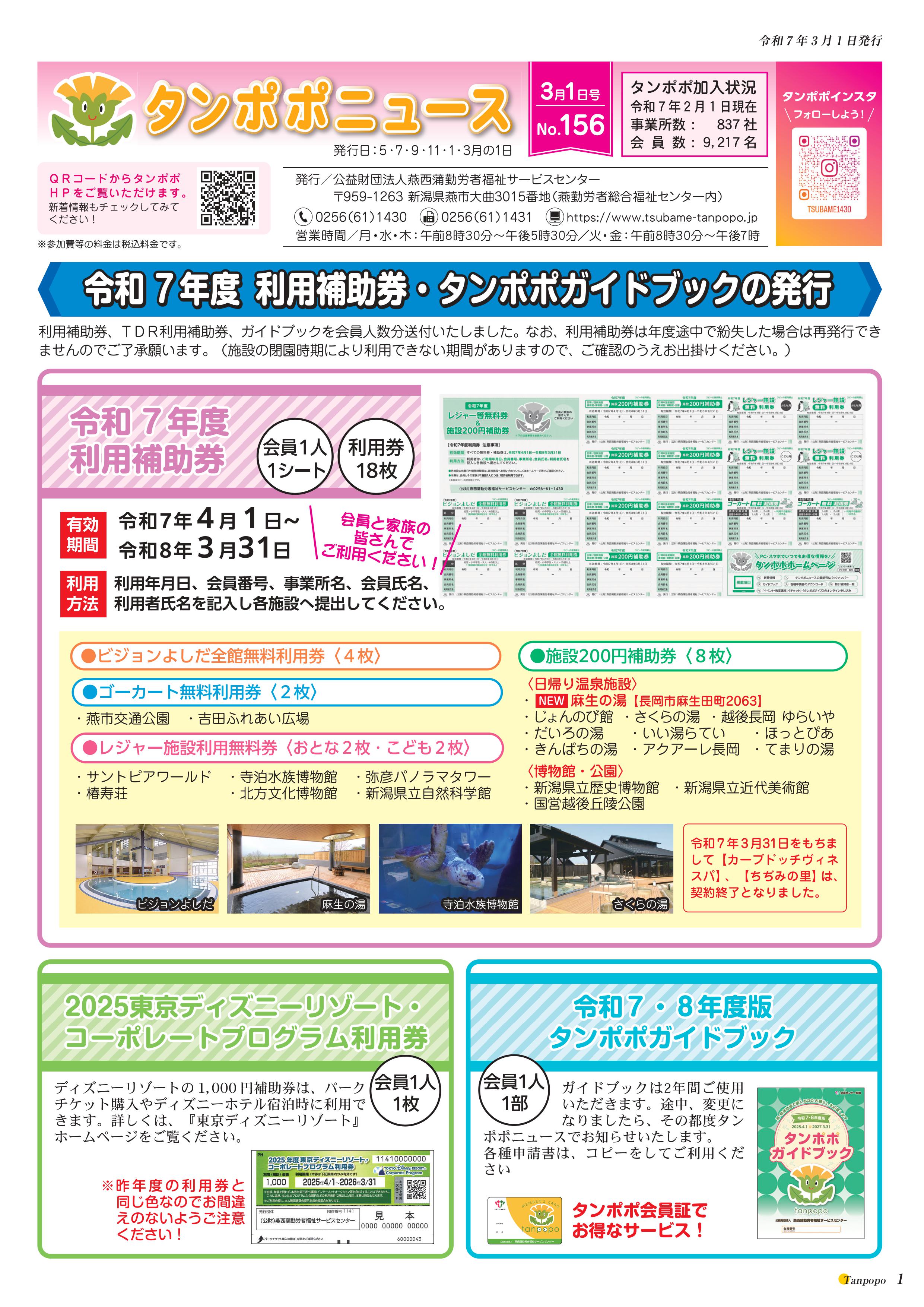 最新 タンポポニュース